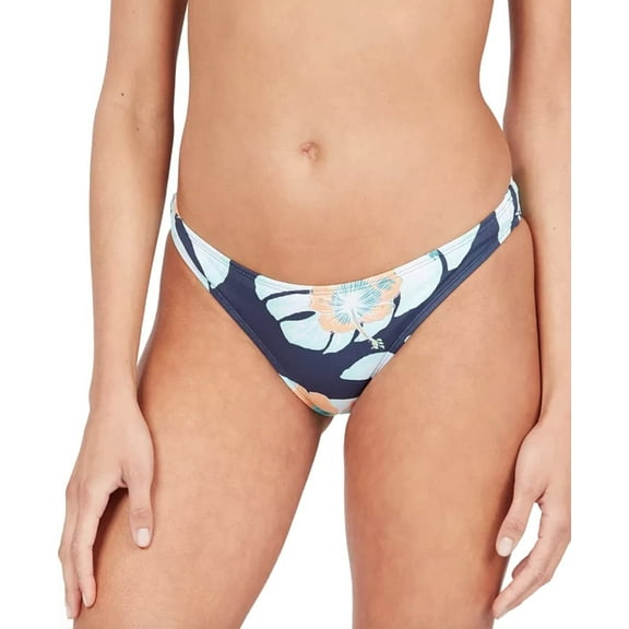 Roxy Printed Beach Classics Moderate Bikini Bottoms Mood Indigo Ventura Full XS