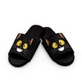 thumbnail image 2 of FUIALDOLG Black Cat Print Slippers for Women Indoor House Bedroom Open Toe Slides Sandals Shoes Trendy Gift for Womens Soft Sole, Size 4.5-5.5, 2 of 7