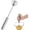 10 inch, variant on Egg Beater, Hand Easy Whisk Stainless Steel Hand Push Egg Beater Manual Mixer Blender for Home Kitchen Tool Whisking, Beating & Stirring
