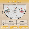 thumbnail image 3 of CURLYOOT Nutcrackers Colorful Xmas Half Round Door Mat 24'' x 36'', Indoor Outdoor Entrance Rug, Semi Circular Area Rug, Non Slip Washable Absorbent Doormat, Laundry Room Rug, 3 of 7