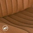 thumbnail image 5 of Hawsaiy Bar Stools Set of 3, Modern Swivel Bar Chairs with Mid Back and Adjustable Seat Height,Brown, 5 of 7