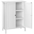 thumbnail image 4 of Ktaxon Bathroom Floor Cabinet Storage with 2 Doors and Adjustable Shelves, White Finish, 4 of 21