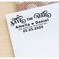 thumbnail image 3 of Personalized Self Inking Monogram Stamp Custom Signature Logo Stamper Proposal Gift Idea-S8, 3 of 5