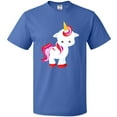 thumbnail image 3 of Inktastic Cute Little Unicorn With Red And Pink Mane, Hearts T-Shirt, 3 of 5