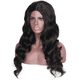 thumbnail image 4 of Pelucas de estilo europeo y americano, cabello largo y rizado de ondas grandes y negras, tocado de fibra química, peluca de ondas grandes, 4 of 5