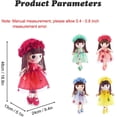 thumbnail image 3 of Peluche Douce Kawaii pour Fille, Jouet en Peluche Cadeau pour Filles, 18 Pouces (Bleu), 3 of 4