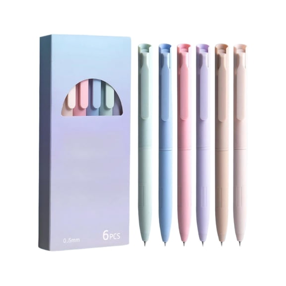 Tepsmf Color Gel Pens Set Press Type Quick Dry Fine Point Marker for Notes Journals Planner Supplies 10ml