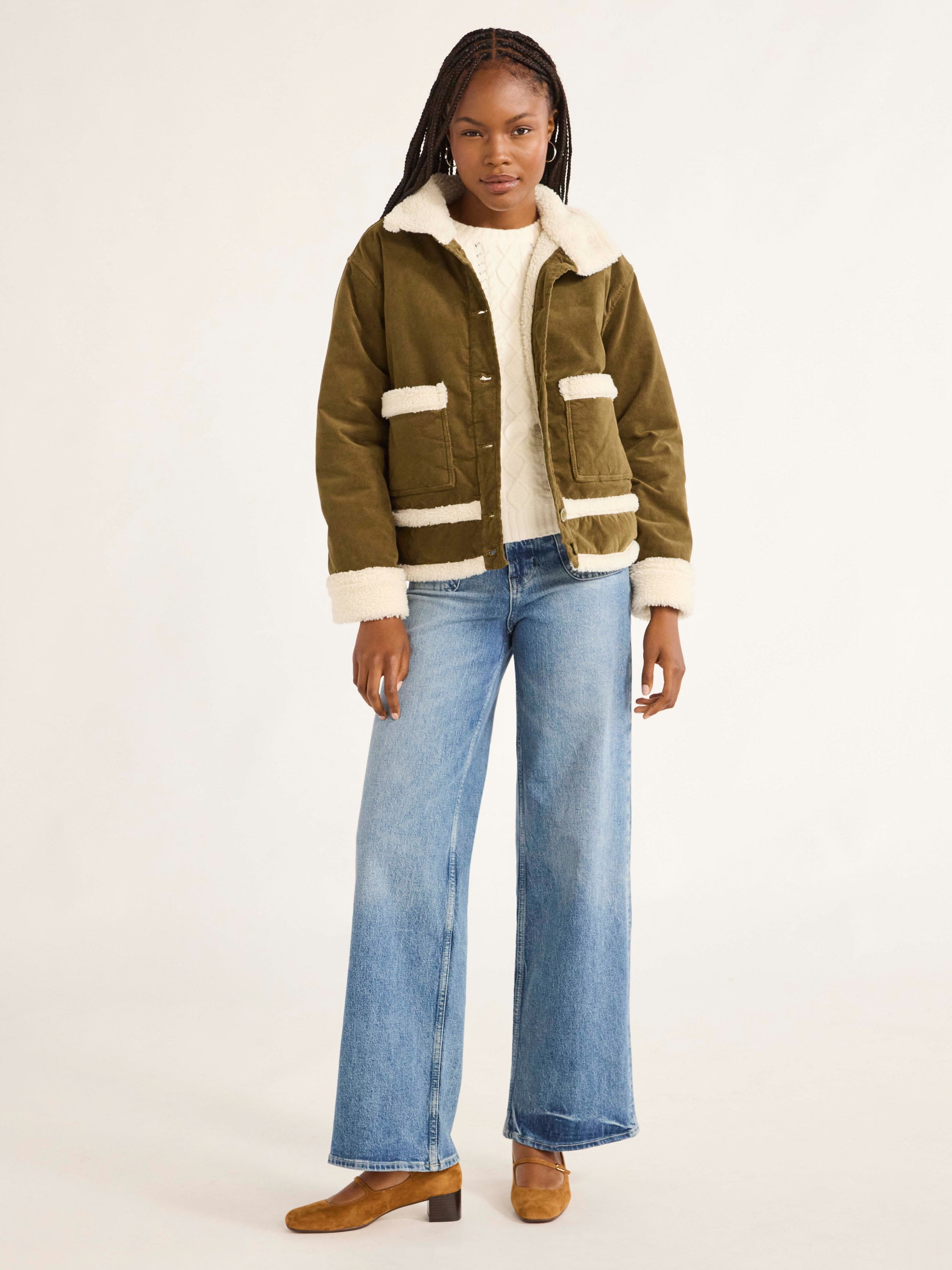 Free Assembly Women's and Women's Plus Corduroy Jacket with Free Assembly Women's and Women's Plus Corduroy Jacket with