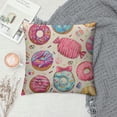 thumbnail image 2 of Sweet Lollipop Cupcake Print Square Pillow Case Sofa Living Room Bedroom Car Fashionable Throw Pillow Cushion Covers,, 2 of 5
