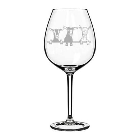 

MIP Wine Glass Goblet Goats (20 oz Jumbo)
