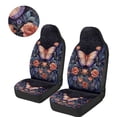 thumbnail image 3 of Uorisanigo Car Seat Covers 2 Pcs - Rose Butterfly High Back Front Seat Covers All Weather Car Seats Cover Comfort & Protection for Truck,SUV,Sedan,Van, Cars Accessories, 3 of 7