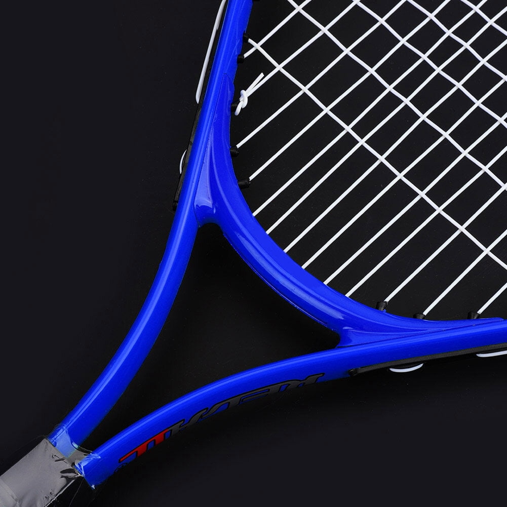 BIMZUC Junior Tennis Racquet Durable AirLite Alloy Racket for Kids Training Practice, Blue (24.4 inches / 62 cm)