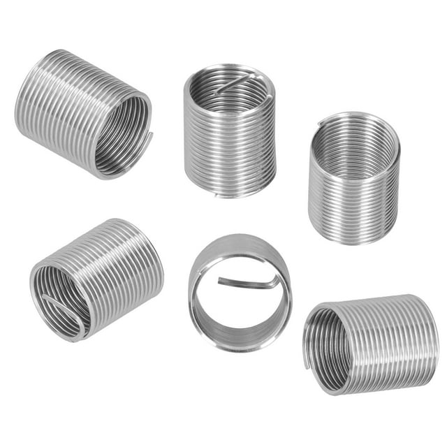 20 PCS Thread Repair Insert, M14 X 1.25 Helicoil Metric Thread Sleeves, Stainless Steel Wire Thread Sheaths With Different Length To Choose For Thread Repair