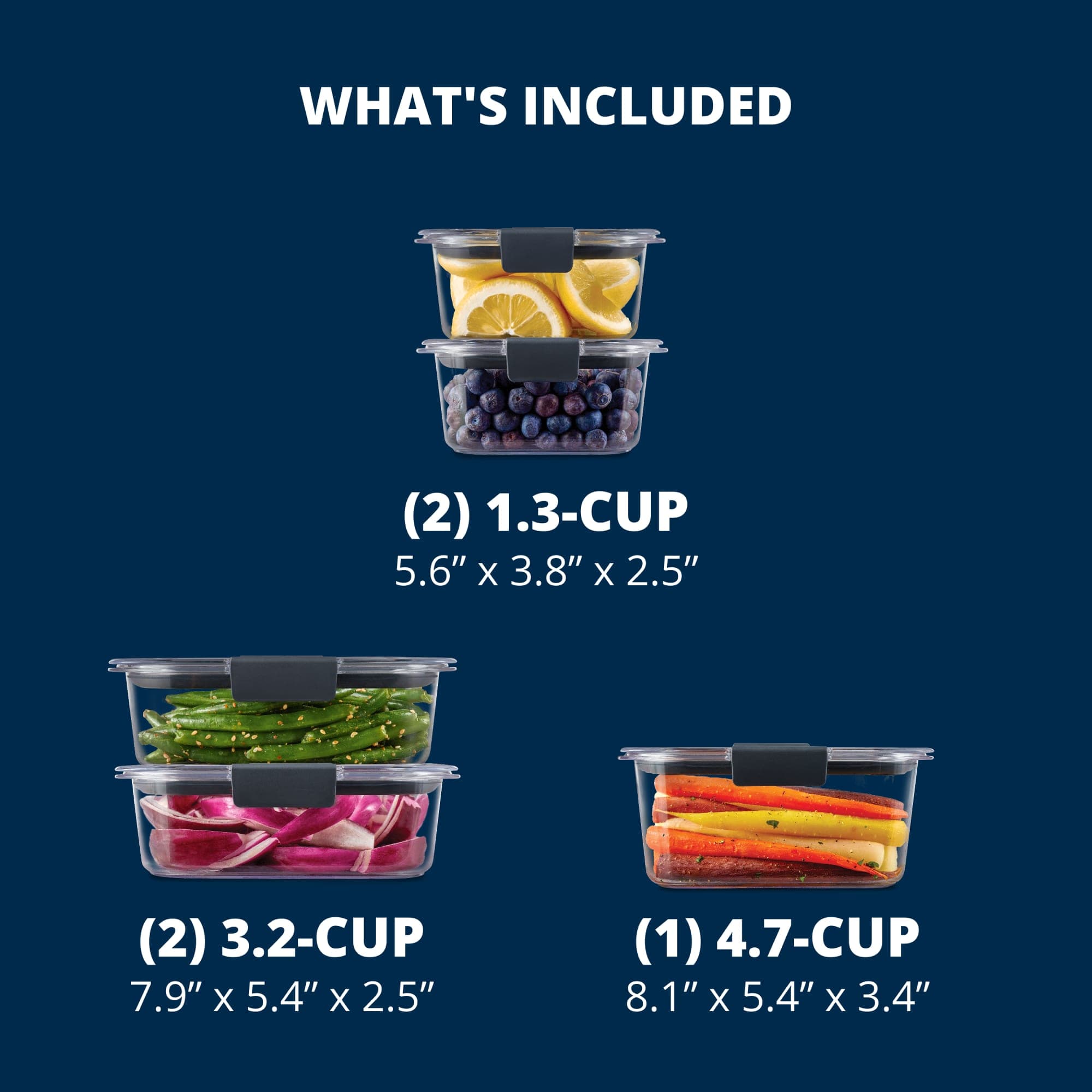 Rubbermaid Brilliance Food Storage Containers, 10-Piece Set photo 7
