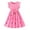 Pink, variant on Toddler Girl Dress Kids Butterfly Print Ribbed Sleeveless Knee Length Dress Lightweight Flowy Style for Summer Outdoor Activities Light Pink 3 Years-4 Years