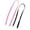 Black/Bright Pink, variant on Kids' Elastic 1/2 Inch One Piece Adjustable Mitten Clips (2 Pack)