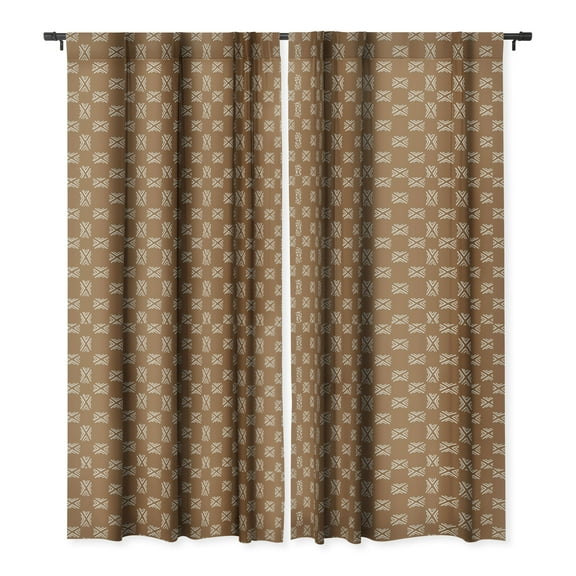 Society6 Marta Barragan Camarasa Desert Boho II Single Panel Room Darkening Window Curtain 50" x 120"