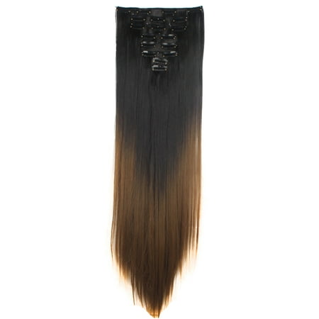 Straight Synthetic Clip FLORATA 26