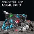 thumbnail image 3 of Bewildely Avión RC con giro de 360° y acrobacias aéreas, detección de vuelo estacionario, modo sin cabeza, luces LED, juguete Juguetes y Juegos rojo Doble eléctrico, 3 of 5