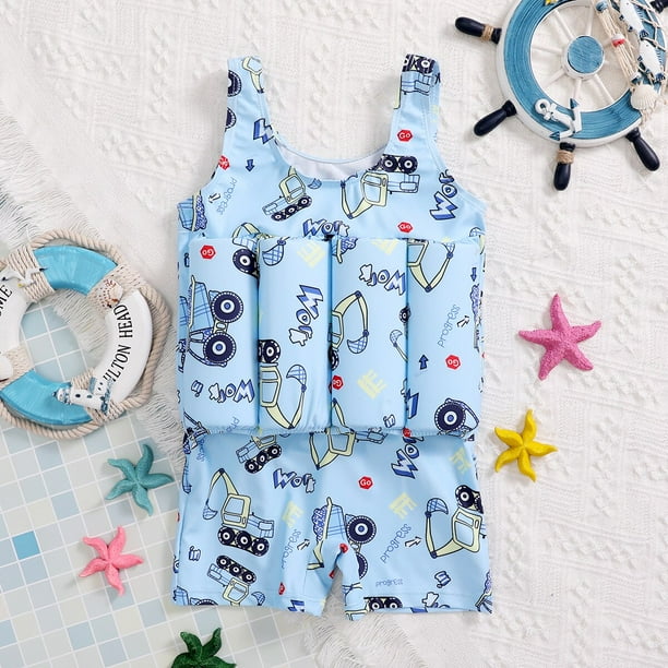 Bañador de una pieza para niños, bonitos dibujos animados, niñas, flotante, a rayas, natación, cremallera, vida, glamuroso, niños, niñas, niños, gorras de verano zhangyuxiang unisex