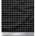 thumbnail image 1 of Soimoi Black Modal Satin Fabric Tree Christmas Print Fabric by Yard 42 Inch Wide, 1 of 3