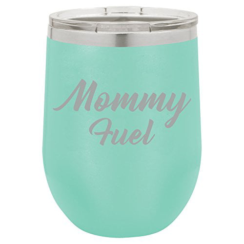 12 oz Double Wall Vacuum Insulated Stainless Steel Stemless Wine Tumbler Glass Coffee Travel Mug With Lid Mama Juice Mom Funny Purple