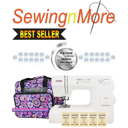 Janome HD3000 Heavy-Duty Sewing Machine w/ Exclusive Platinum Series Sewing Package!