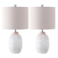 thumbnail image 3 of Safavieh Thom 11" Modern Resin Table Lamp, White, Set of 2, 3 of 4