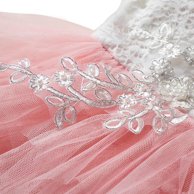 Niñas Fluffy Cake Smash vestidos para niños pequeños encaje sin espalda boda cumpleaños fiesta bautismo princesa vestido niños Cl