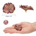 thumbnail image 2 of Uxcell 4.5 cm Dia Artificial Daisies Flower Heads Silk Fake Daisies Heads 50 Pcs Coffee, 2 of 6