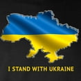 thumbnail image 3 of CafePress - I Stand With Ukraine Flag Ukra Long Sleeve T Shirt - Long Sleeve Dark T-Shirt, 3 of 4