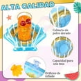 thumbnail image 3 of Porta Vasos Inflables Piscinas Alberca, Soportes Flotantes Inflables para Beber con Bomba de Aire, Decoración de Fiesta de Piscina Verano, 3 of 4