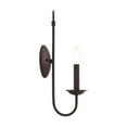 thumbnail image 5 of Bowery Hill 1-Light Contemporary Metal Wall Sconce in Bronze, 5 of 10