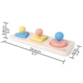 thumbnail image 4 of Juguete sensorial educativo Hape Montessori con forma de rompecabezas con forma de espejo, 4 of 6