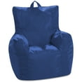 thumbnail image 2 of Posh Creations Pasadena Bean Bag Chair, Kids, 1.8 ft, Navy, 2 of 6