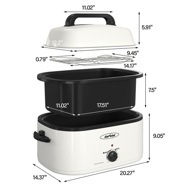5500 Series 7.5 Qt. Stainless Steel Rotisserie Oven 5500 Series 7.5 Qt. Stainless Steel Rotisserie Oven