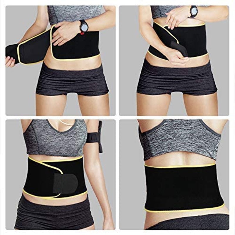 Neoprene Sauna Minceur Ceinture Femmes Reglable Ceinture Sueur Taille Formateur Gaine Ventre Minceur Ceinture Ceinture Corset Ceinture Walmart