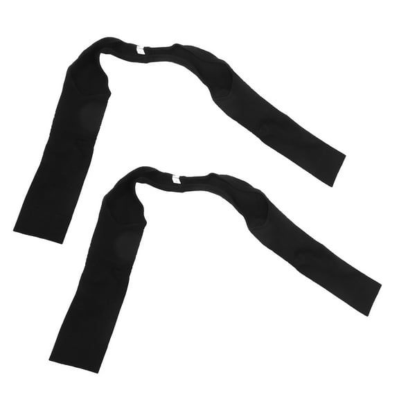 Hemoton 2-Pack Arm Sleeves for Women, Miss Woman, Black Color