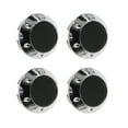 thumbnail image 1 of Unique Bargains Silver Tone 68mm Car Wheel Center Hub Caps Cover with Black Badge Sticker 4pcs, 1 of 3