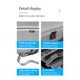 thumbnail image 4 of Llevando Bolsas Estuche de cuerpo de cuero PU RC Drone Accesorios Bolsas de transporte de almacenamiento para DJI Air 2S Ndcxsfigh libre de BPA, 4 of 9