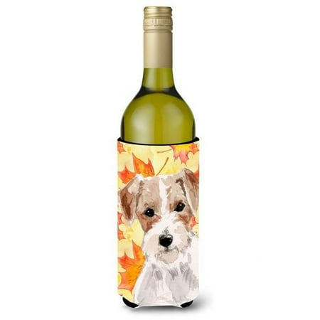 

Wire Hair Jack Russell Fall Wine Bottle Beverge Insulator Hugger