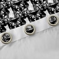 thumbnail image 4 of Feelyou Boho Damask Black Out Curtains, Tribal Gothic Cat Curtains Pack of 2 (42x63 Each), 4 of 6