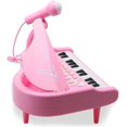 thumbnail image 3 of Piano Toy Keyboard for Kids, 24 Keys Pink Electronic Educational Musical Instrument with Microphone, Learn-to-Play Gift for Baby, 3 of 5