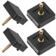 thumbnail image 1 of 2 Pairs High Heel Shoe Repair Tips Replacement Heel Tips Women Heel Repair Caps, 1 of 3
