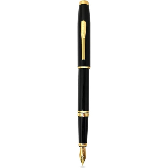 Cross Coventry Black Lacquer with Gold-Tone Fine Nib Fountain Pen