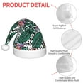 thumbnail image 4 of Bingfone Tropical Leaves for Kids Christmas Hat Santa Hat for Boys Girls Teenager for Christmas New Year Xmas Festive Holiday Party Supplies Gifts, 4 of 6