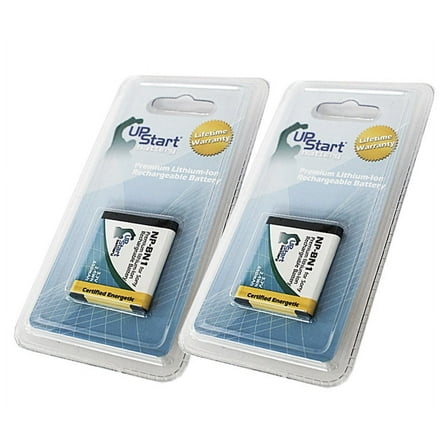2x Pack - Sony Cybershot DSC-W320 Battery - Replacement for Sony NP-BN1 Digital Camera Battery (650mAh, 3.7V, Lithium-Ion)