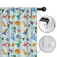 thumbnail image 4 of Blackout Kids Curtains,Colorful Dinosaurs Eggs Palms Pattern Childrens Insulated Curtains Set Of 2,Bedroom Essentials,Toddler Room Decor 42"x63", 4 of 5