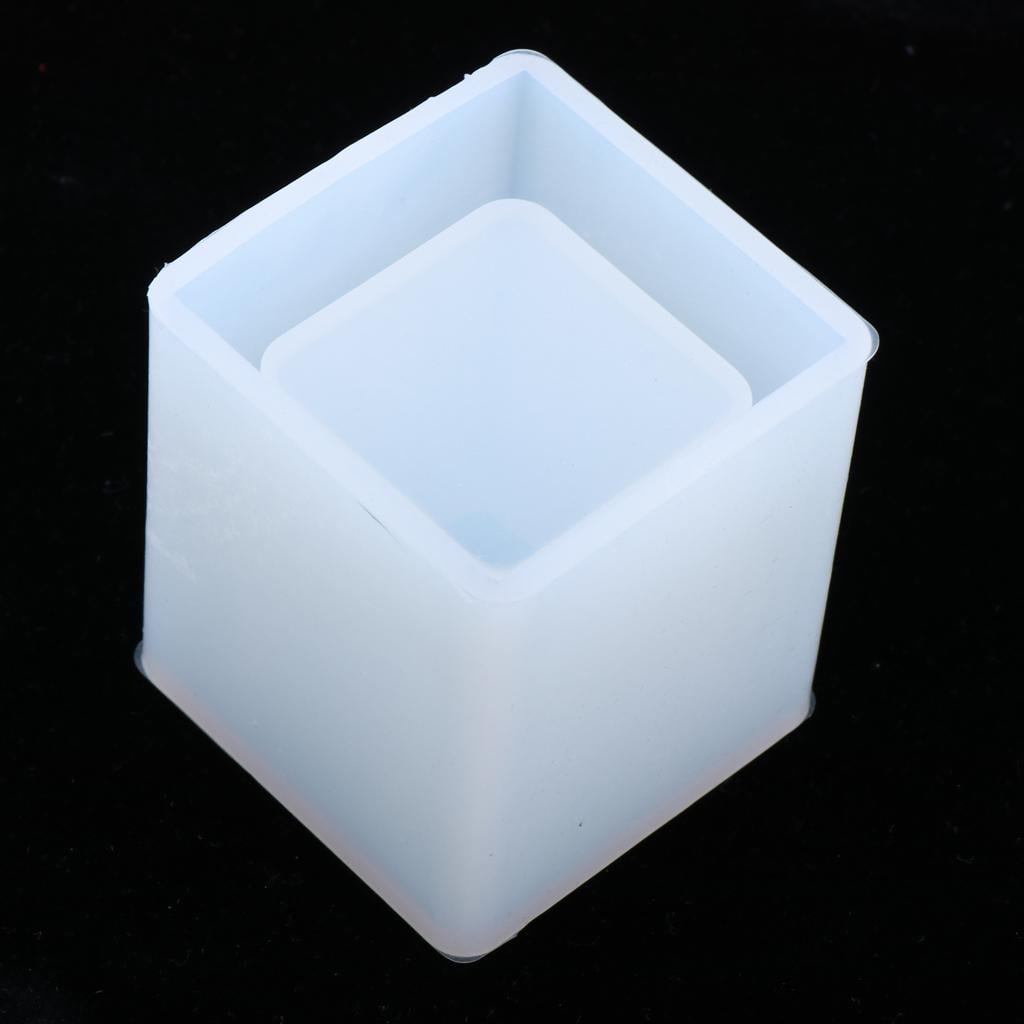 Milageto 6Silicone Epoxy Mold Brush Pot Mold For DIY Resin Frame Drying