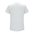 thumbnail image 5 of JAJAHO Mens Henley Shirts Short Sleeve Solid Color Basic Tee Summer Lightweight Loose Fit Casual Daily Wear Stylish Tops, 5 of 5